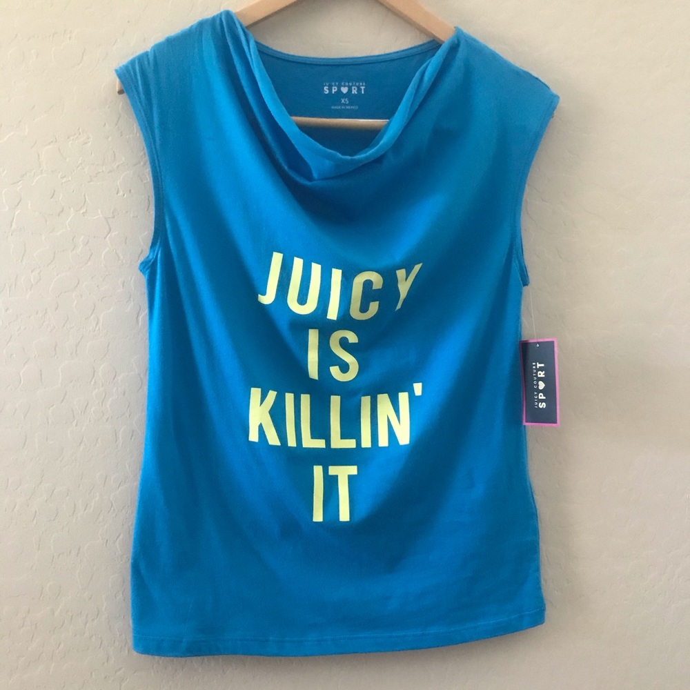 NWT JUICY COUTURE COW NECK TANK TOP WOMEN'S
